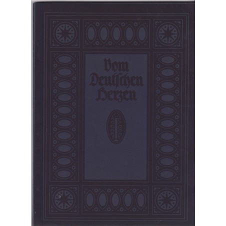 Vom Deutschen Herzen, Werke neuerer deutscher Maler 1917 - peinture allemande,  peintres allemands, dédicacé,