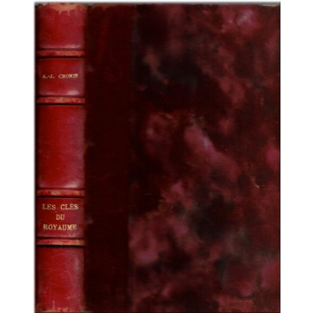 Les clés du Royaume, A.J. Cronin, 1952 - belle reliure cuir, vocation de prêtre, missionnaire en Chine