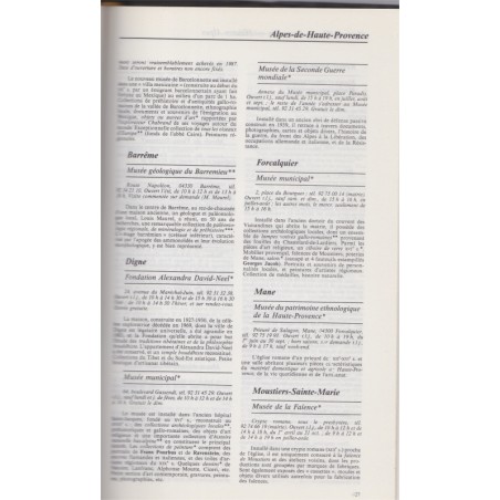 Guide des musées de France, 1988, Pierre Cabanne - peinture, sculpture, antiquités, art à Paris et provinces françaises