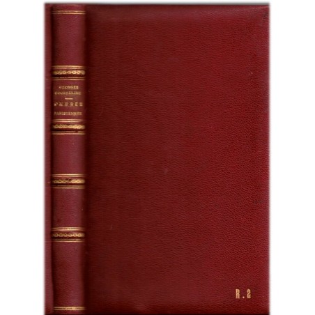 Ombres parisiennes, Georges Courteline, 1894 - théâtre vaudeville, belle reliure cuir