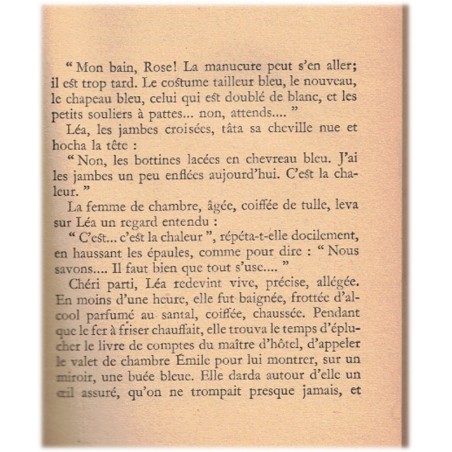 Chéri, Colette et Willy, 1950 - courtisane 1900, différence d'âge, société 1900