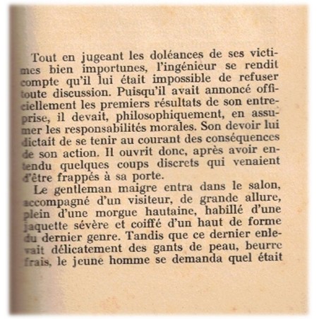 Le hasard est Maître, Ralph Corbedanne, 1947 - science fiction 1940, suppression du hasard