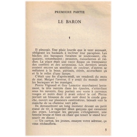 L'hercule sur la place, Bernard Clavel, 1989 - enfant parmi les gens du cirque,