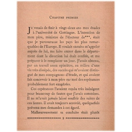 Adolphe, Le Cahier Rouge, Benjamin Constant, 1936 - amante délaissée sous l'Empire, Bibliothèque Précieuse