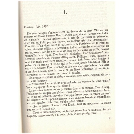 La nuit tomba sur Kotagarh, Elwyn Chamberlain, 1990 - Hindous contre Sikhs, Inde, roman d'amour