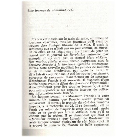 Les forêts de la nuit, Jean-Louis Curtis, 1973 - village Pyrénées sous l'occupation, guerre 1939/45
