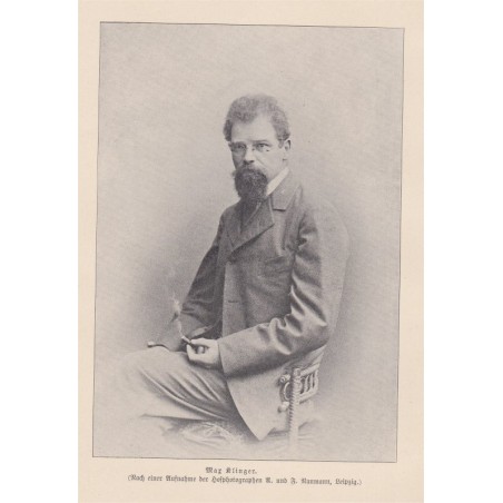 Klinger, Künstler Monographien, 1899, Mar Schmid, peintres, Allemagne