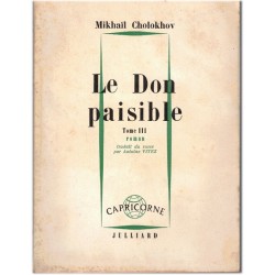 Le don paisible, T3,...