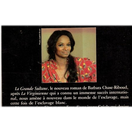 La grande sultane, Barbara Chase-Riboud, 1987 - esclaves blanches, harem Empire ottoman, roman historique