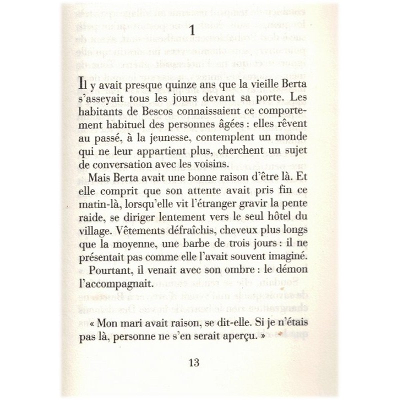 Le démon et mademoiselle Prym, Paulo Coelho, 2001 écrivain brésilien,