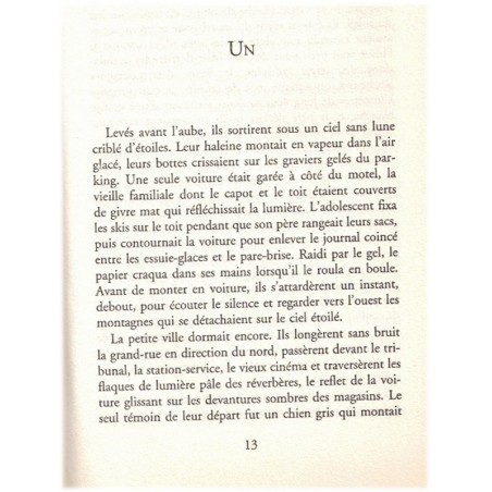 La ligne de partage, Nicholas Evans, 2007 - Montana, New York, mystère