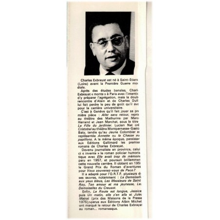 Ceux de la forêt, Charles Exbrayat, 1977 - Massif Central, combat pour la tranquillité de la montagne