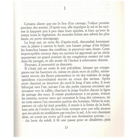 Le cercle des loups, Nicholas Evans, 1999 - Protection des loups, Amérique sauvage, Montana, Amérique,