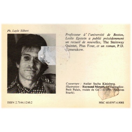 Le roi des Juifs, Leslie Epstein, 1979 - ghetto juif de Pologne, Mordechai Chaïm Rumkowski, 2e guerre mondiale