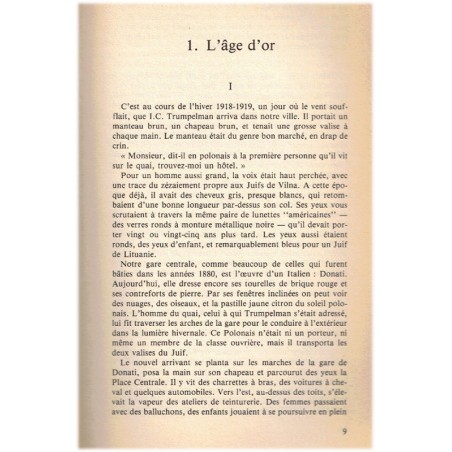 Le roi des Juifs, Leslie Epstein, 1979 - ghetto juif de Pologne, Mordechai Chaïm Rumkowski, 2e guerre mondiale