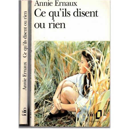 Ce qu'ils disent ou rien, Annie Ernaux, 1992 - mal être de l'adolescence