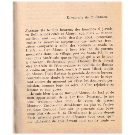 La nuit de Santa Cruz, Charles Exbrayat, 1965 - roman policier à Séville