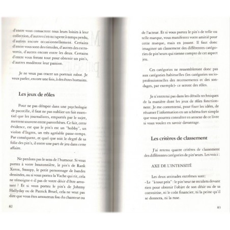 Lettre ouverte aux pin'seurs, Jean-Claude Collard, 1991 - collections de pin's, brocante