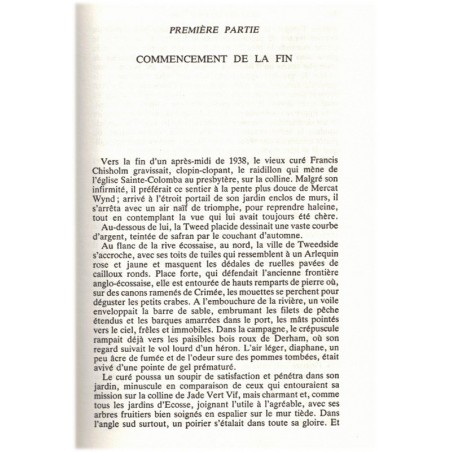 Les clés du Royaume, A.J. Cronin, 1982 - collection Super-Bibliothèque, vocation de prêtre, missionnaire en Chine