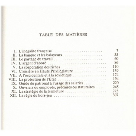 Toujours plus, François de Closets, 1982 - société 1970, inégalitarisme, classe privilégiée