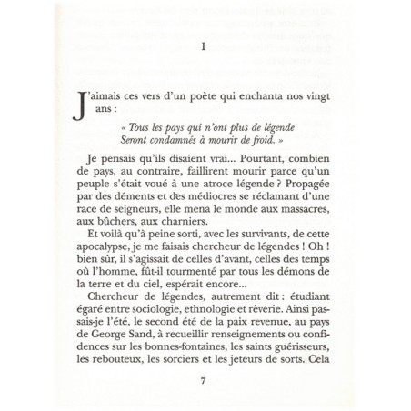 Une ombre sarrasine, Georges-Emmanuel Clancier, 1974 - village de Corrèze, légendes