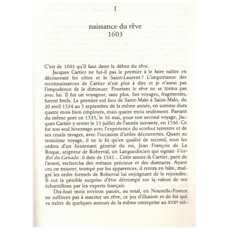 Le rêve américain, de Champlain à Cavelier de La Salle, Yves Cazaux, 1988 - Acadie, Québec, Canada, Amérique XVIIe siècle