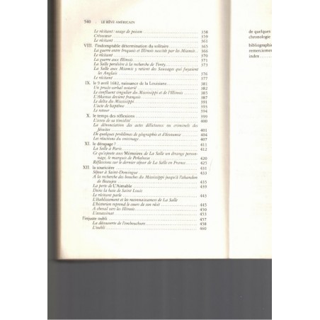 Le rêve américain, de Champlain à Cavelier de La Salle, Yves Cazaux, 1988 - Acadie, Québec, Canada, Amérique XVIIe siècle