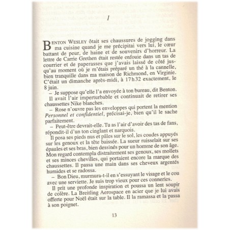 Combustion, Patricia Cornwell, 1999 - psychopathe, enquête médecin légiste, thriller