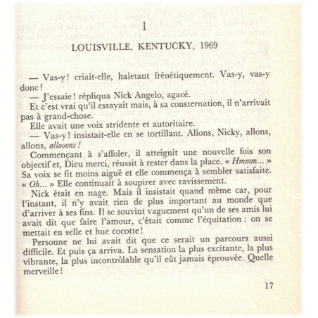 Ne dis jamais jamais, Jackie Collins, 1994 - amours adolescentes, séparation