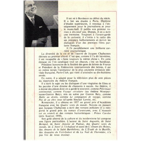 La nuit de Thermidor, Jacques Chabannes, 1966 - Révolution de 1789 romancée, amours, Terreur, corruption, espionnage