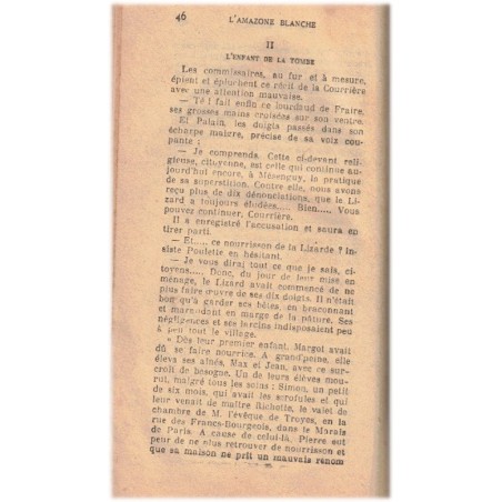 L'amazone blanche, Roger Duguet, (1900) - Mésenguy, Oise, sous la Terreur, Révolution de 1789