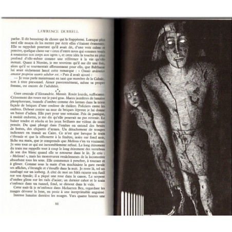 Le quatuor d'Alexandrie, T1 Justine, Lawrence Durrell, 1968 - roman d'amour, bleu Cercle du bibliophile