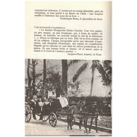 L'amant, Marguerite Duras, 1985 - amour fou, Saïgon années 1930