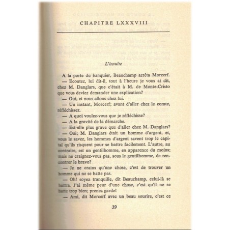 Le comte de Monte-Cristo T4, Alexandre Dumas, 1964 - roman d'aventures, historique