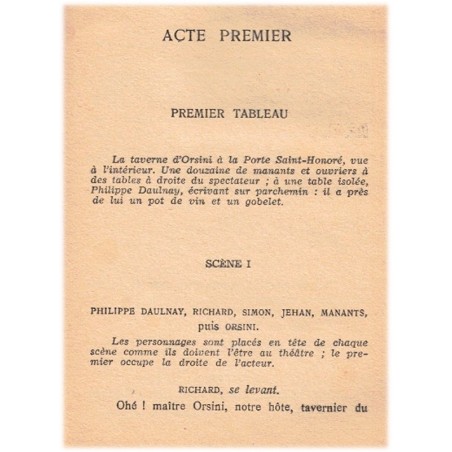 La tour de Nesle, Alexandre Dumas, 1954 - Marguerite de Bourgogne, reine de France, théâtre XIXe s., Bibliothèque Précieuse