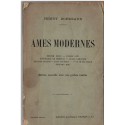 Ames modernes, portraits littéraires, Henry Bordeaux, 1912 - écrivains XIXe siècle, critique littéraire, facture d'achat 1915