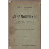 Ames modernes, portraits littéraires, Henry Bordeaux, 1912 - écrivains XIXe siècle, critique littéraire, facture d'achat 1915