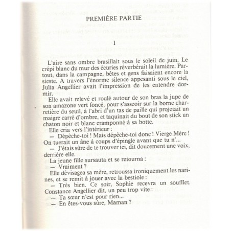 Les gens de Mogador, Julia, T1, Elisabeth Barbier, 1983 - saga familiale 19e s., roman historique, roman d'amour, série TV