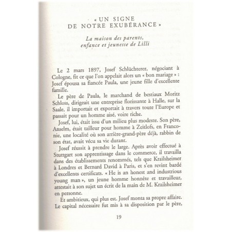 A tout de suite les enfants, Martin Doerry, 2004 - le destin tragique de Lilli Jahn, nazisme