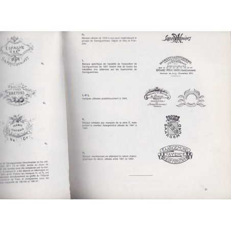 Faïences de Sarreguemines, Musée historique Strasbourg, 1986, art, catalogue d'exposition, antiquités, Alsace