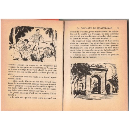 Les six Compagnons et la disparue de Montélimar, Paul-Jacques Bonzon, 1976 - aventures, bande d'amis, bibliothèque verte