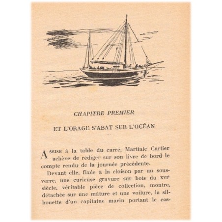Cinq jeunes filles en Armorique, Georges G. Toudouze, 1969 - aventures filles, traversée en bateau, bibliothèque verteL