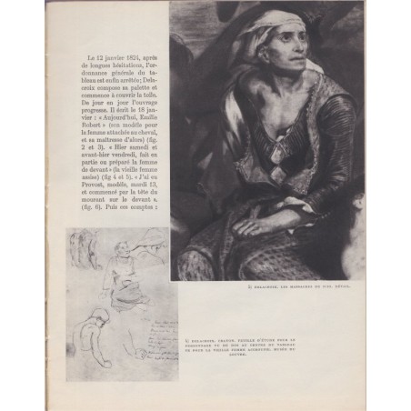 Les massacres de Scio, Delacroix, le musée des chefs-d'oeuvre, 1947, peintres, art