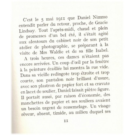 Gracie Lindsay, A.J. Cronin, 1973 - , jeune veuve, commérages, province écossaise, écrivain écossais