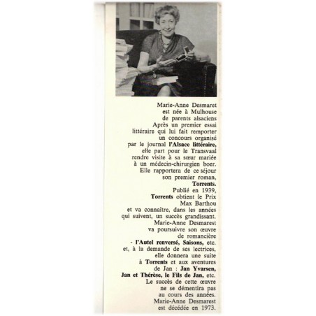 Torrents, Le secret de Sigrid, Rholf-Harald, Marie-Anne Desmarest, 1980 - saga familiale, roman sentimental