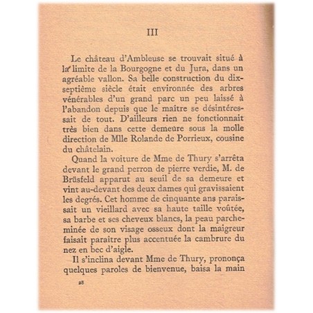 Aurore de Brüsfeld, Delly, 1950 - mystère, mariage arrangé, roman sentimental