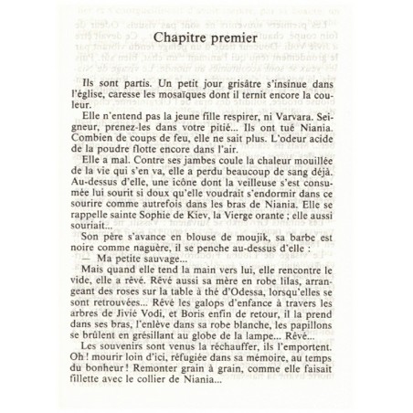 La dame de Kiev, Sylvie Dervin, 1986 - émigrée russe, femme aventureuse, roman d'amour