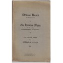 Stenka Rasin, An fernen Ufern, Rodolphe Kessler, 1937 - Kosakenfürst, Kanada, dédicacé par l'auteur, alsatiques