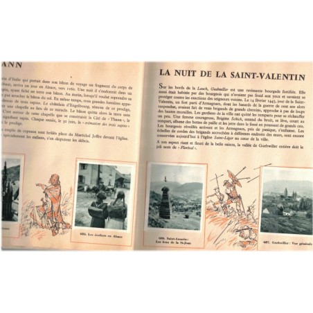 L'Alsace édité par la Chocolaterie Lanvin, Dijon, Album série N°6 - publicité, vignettes à coller, chocolats, gastronomie,