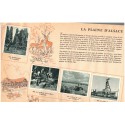 L'Alsace édité par la Chocolaterie Lanvin, Dijon, Album série N°6 - publicité, vignettes à coller, chocolats, gastronomie,